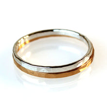 Lade das Bild in den Galerie-Viewer, Geschmiedeter Ring Silber