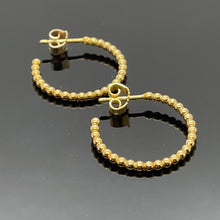 Lade das Bild in den Galerie-Viewer, Kugel Creolen Gelbgold