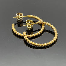 Lade das Bild in den Galerie-Viewer, Kugel Creolen Gelbgold
