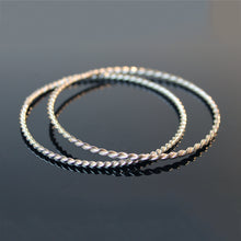 Lade das Bild in den Galerie-Viewer, Kordelarmreif Silber